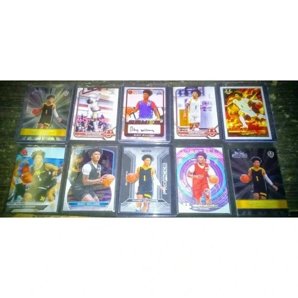 Mikey Williams - RC - Gold - 20 card Invest Lot incl. (2) Autos + (2) #/6275